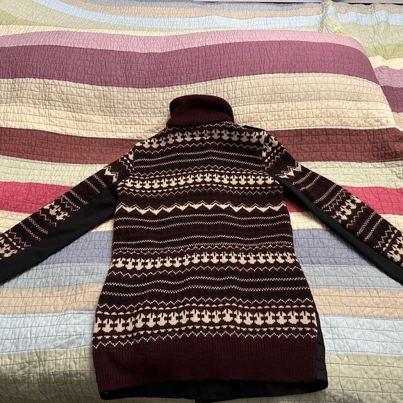 XS sweater/jean jacket - Picture 3 of 6